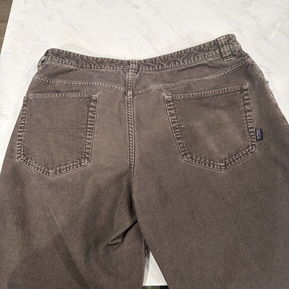 Rugged Patagonia Men's Organic Cotton Corduroy Jeans Straight Leg Brown 36x30 - Picture 7 of 8